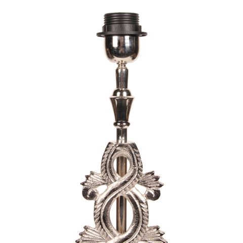 Socle de Lampe de Table 59 cm - Argent - Aluminium