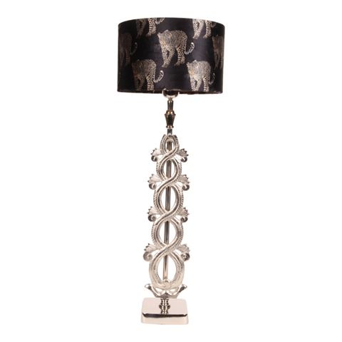 Socle de Lampe de Table 59 cm - Argent - Aluminium