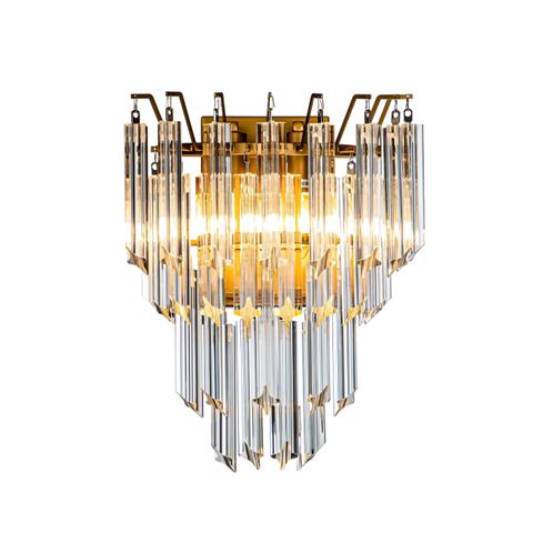 Wall Lamp Ariana 32 cm - Gold - Iron & Glass