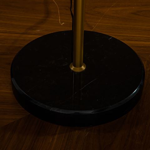 Vloerlamp Ariana 165 cm - Goud - Ijzer & Glas
