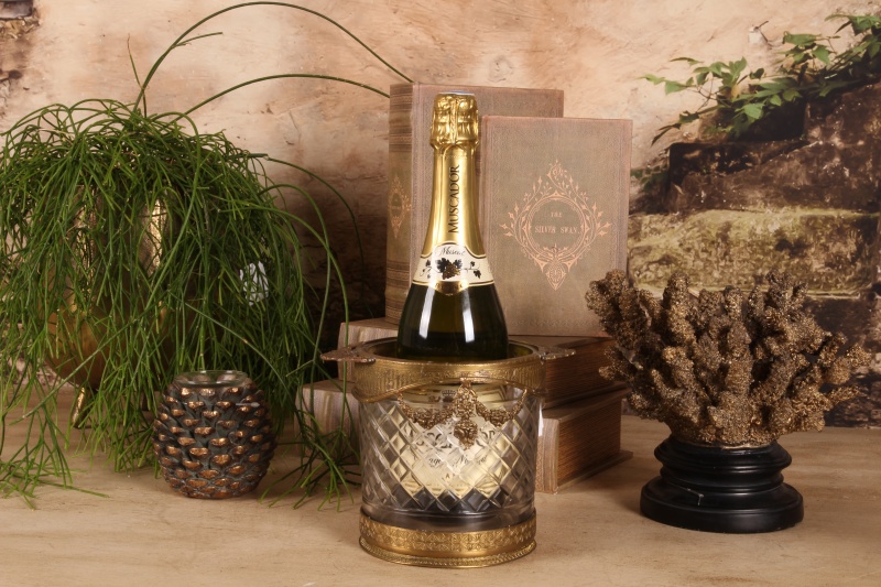 Book Storage Box Silver Swan 23 cm - Green