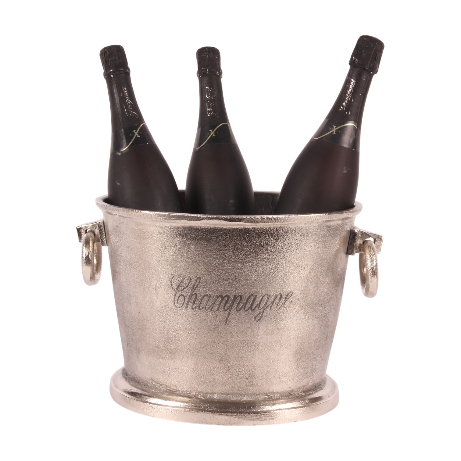 Champagnerkühler 22 cm - Silber - Aluminium