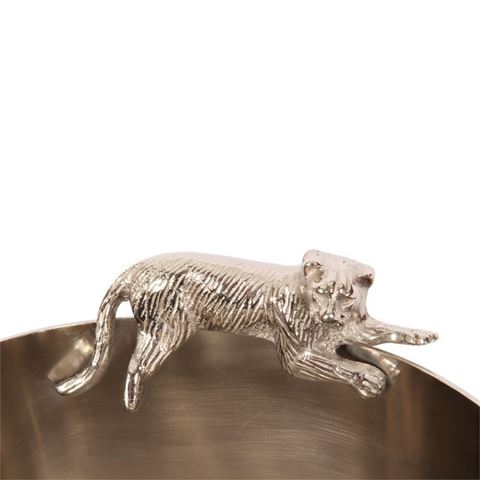 Weinkühler 26 cm - Silber - Messing