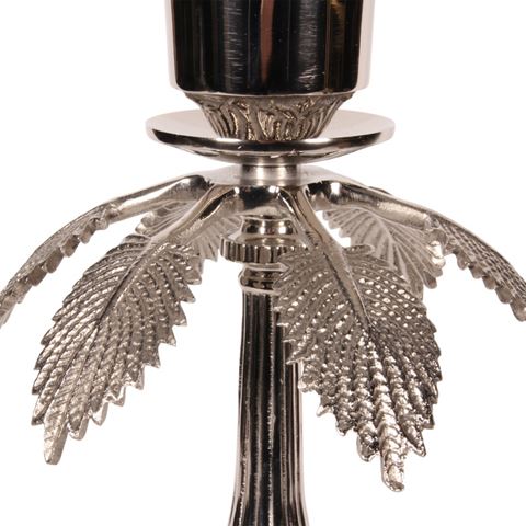 Windlicht 60 cm - Zilver - Koper / Glas