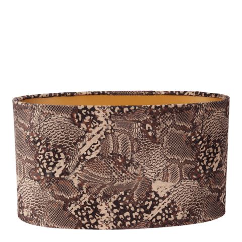 Abat-jour 30 cm - Imprimé Zèbre - Marron - Tissu