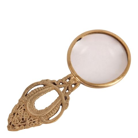 Loupe 10 cm - Or - Cuivre