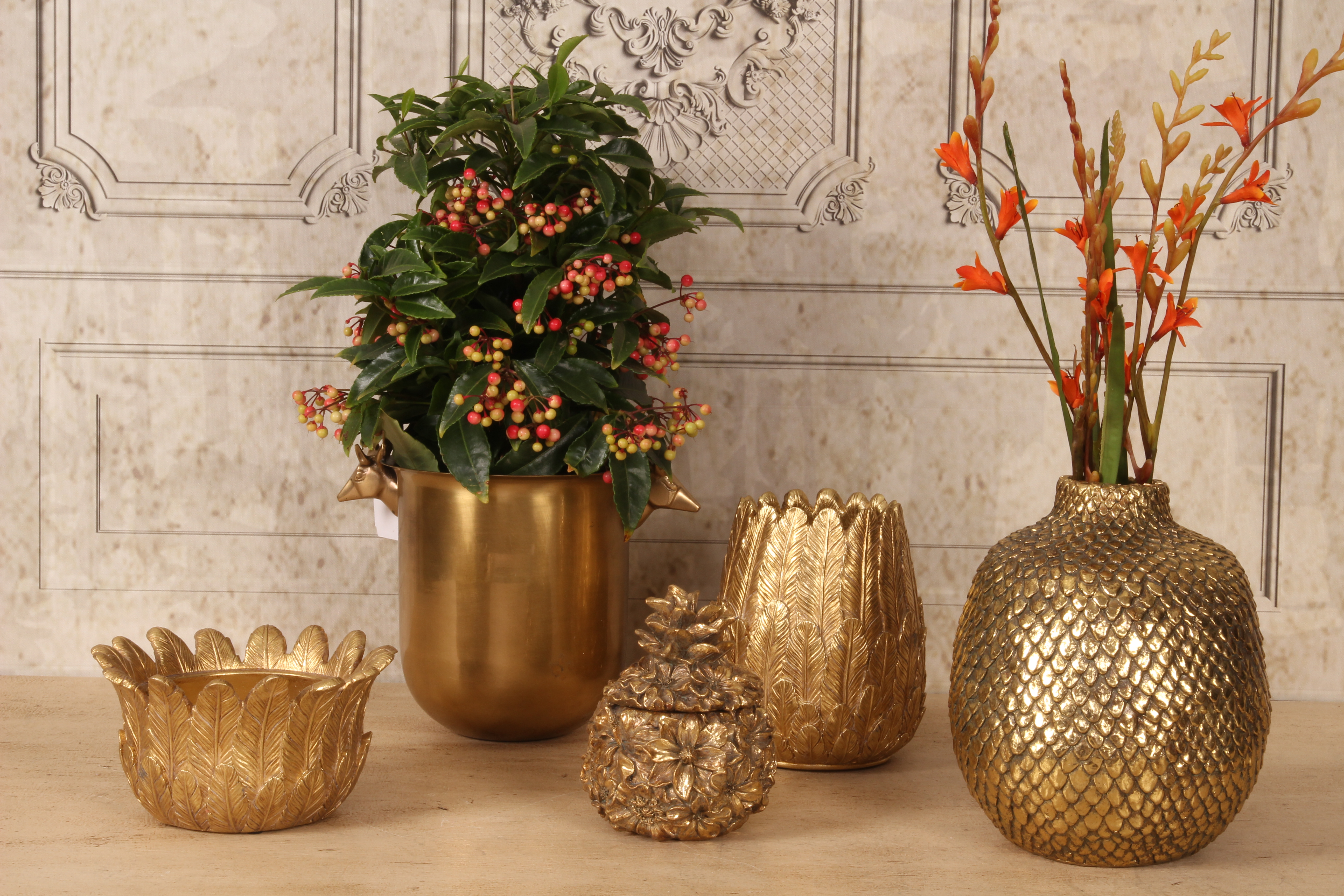 Wine Cooler 24 cm - Gold - Brass