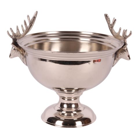 Weinkühler 27,5 cm - Silber - Messing