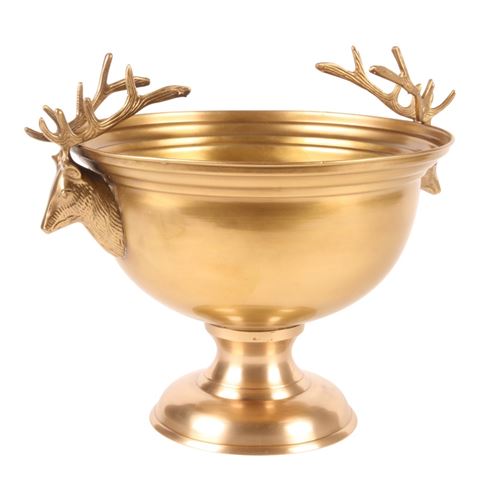 Weinkühler 30 cm - Gold - Messing