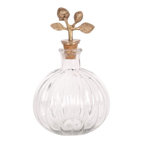 Bouteille déco avec bouchon19 cm