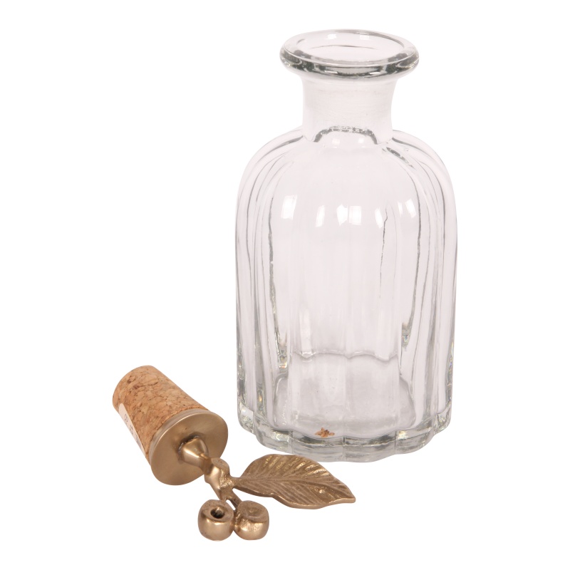 Deco fles met stopper15 cm