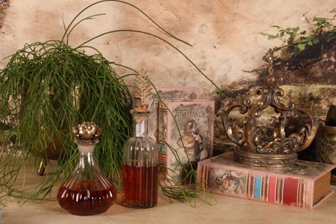 Dekoflasche mit Stopfen25 cm