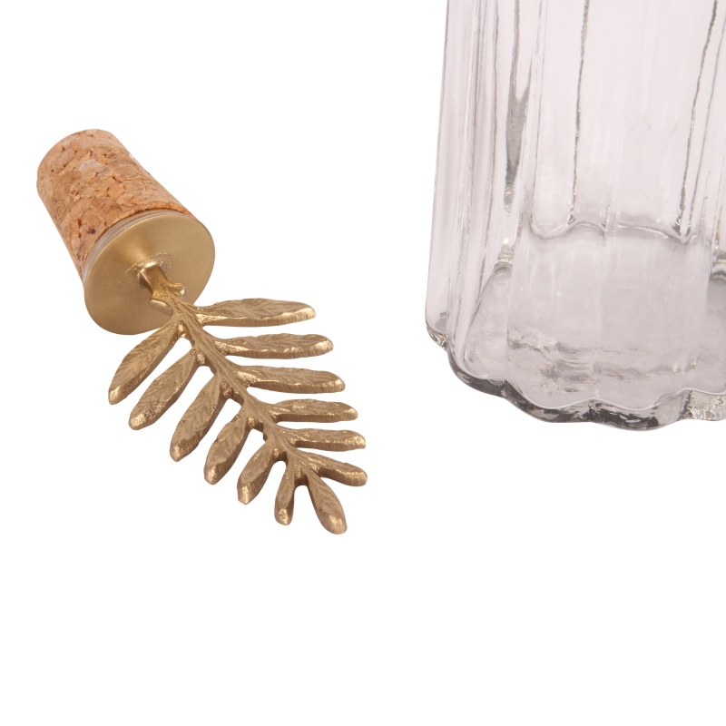 Deco fles met stopper 25 cm