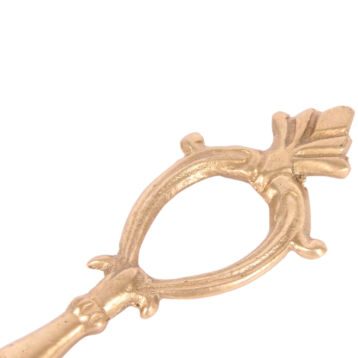 Bottle opener brass 17 cm