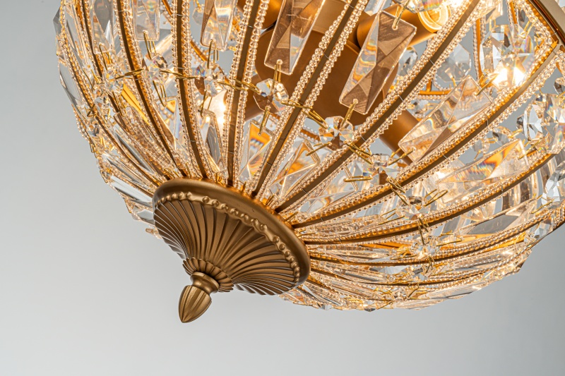 Kroonluchter Colosseo 80 cm - Goud - Glas