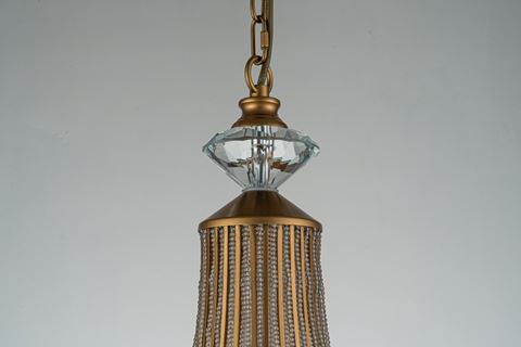 Chandelier Colosseo 135 cm - Gold - Iron & Glass
