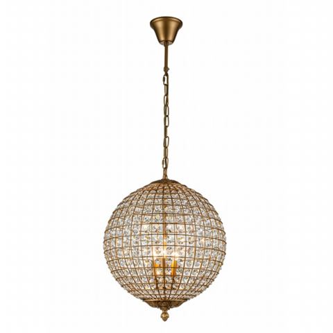 Kroonluchter Palazzo 50 cm - Goud - Ijzer & Glas