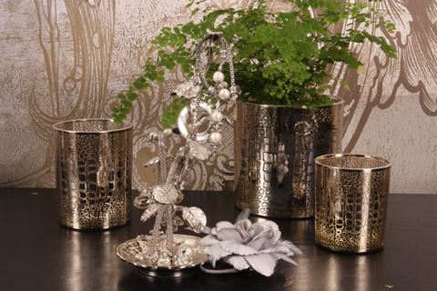 Présentoir à bijoux déco cuivre 25 cm