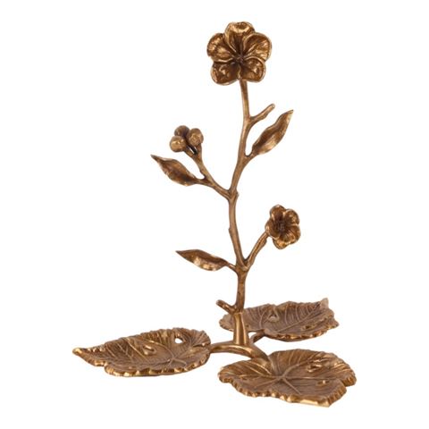 Présentoir à bijoux déco cuivre 20 cm