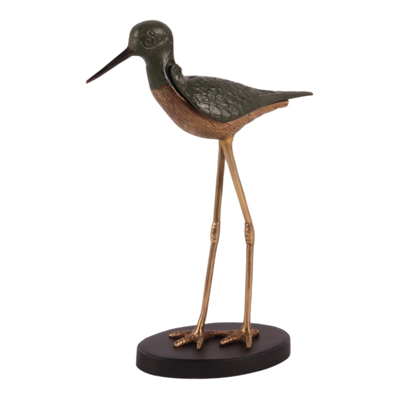 Boîte de rangement déco Oiseau cuivre 28 cm