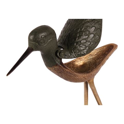 Opbergdoos Vogel koper 28 cm