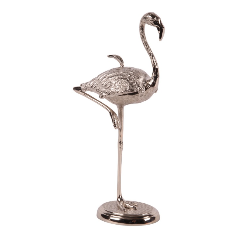 Boîte de rangement déco Flamingo cuivre 29 cm