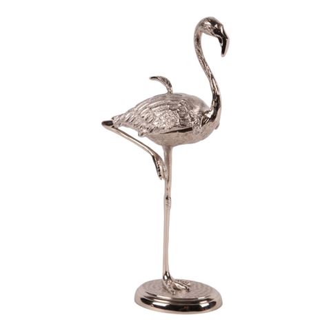 Deco opbergdoos Flamingo koper 29 cm