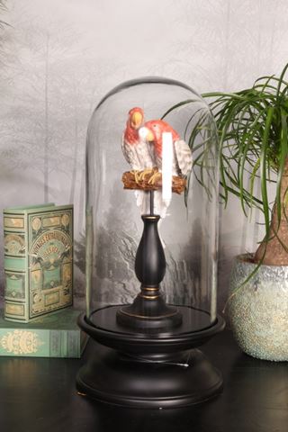 U-glas hout/resin 52 cm