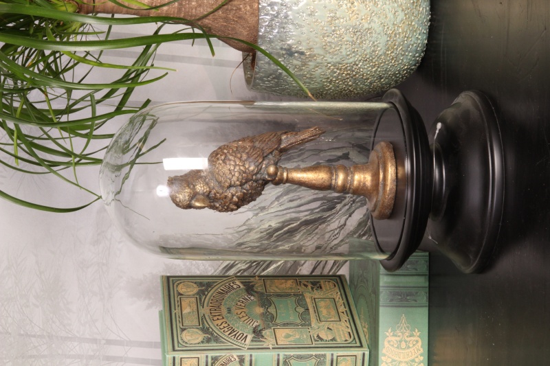 U-glas hout/resin 36 cm