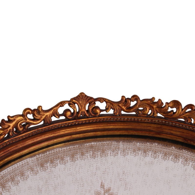 Dienblad Ovaal 38.5 cm - Goud - Resin