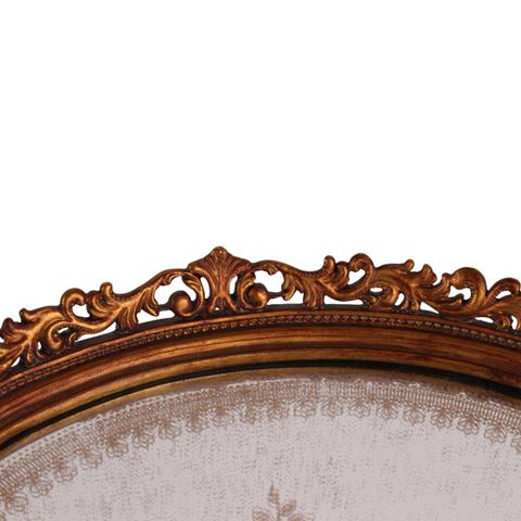 Dienblad Ovaal 38.5 cm - Goud - Resin