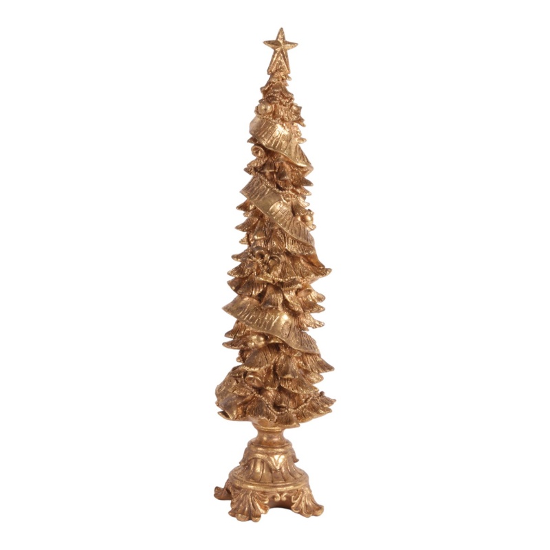Deco kerstboom 53.5 cm resin