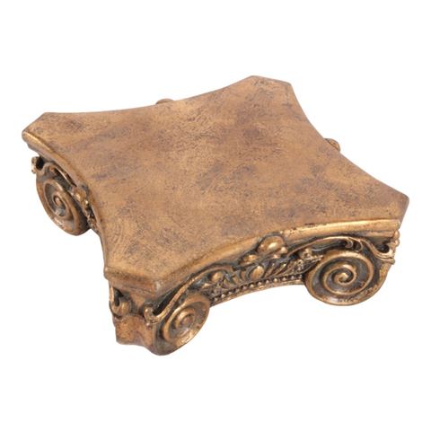 Pedestal 21 cm - Goud - Resin