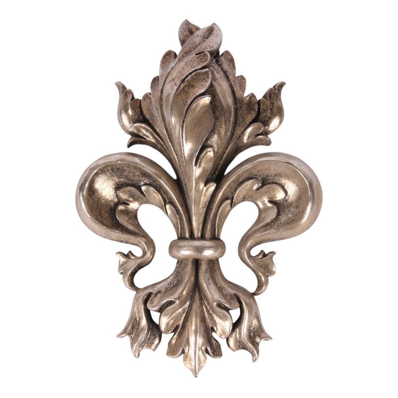 Decoratief Wandornament 32,7 cm - Zilver - Resin