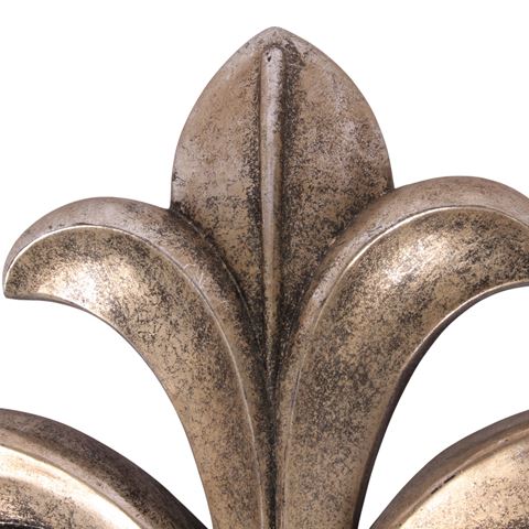 Decoratief Wandornament 46,5 cm - Zilver - Resin