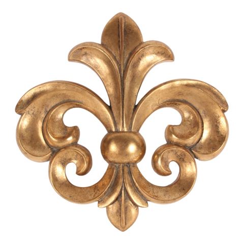 Decoratief Wandornament 46,5 cm - Goud - Resin