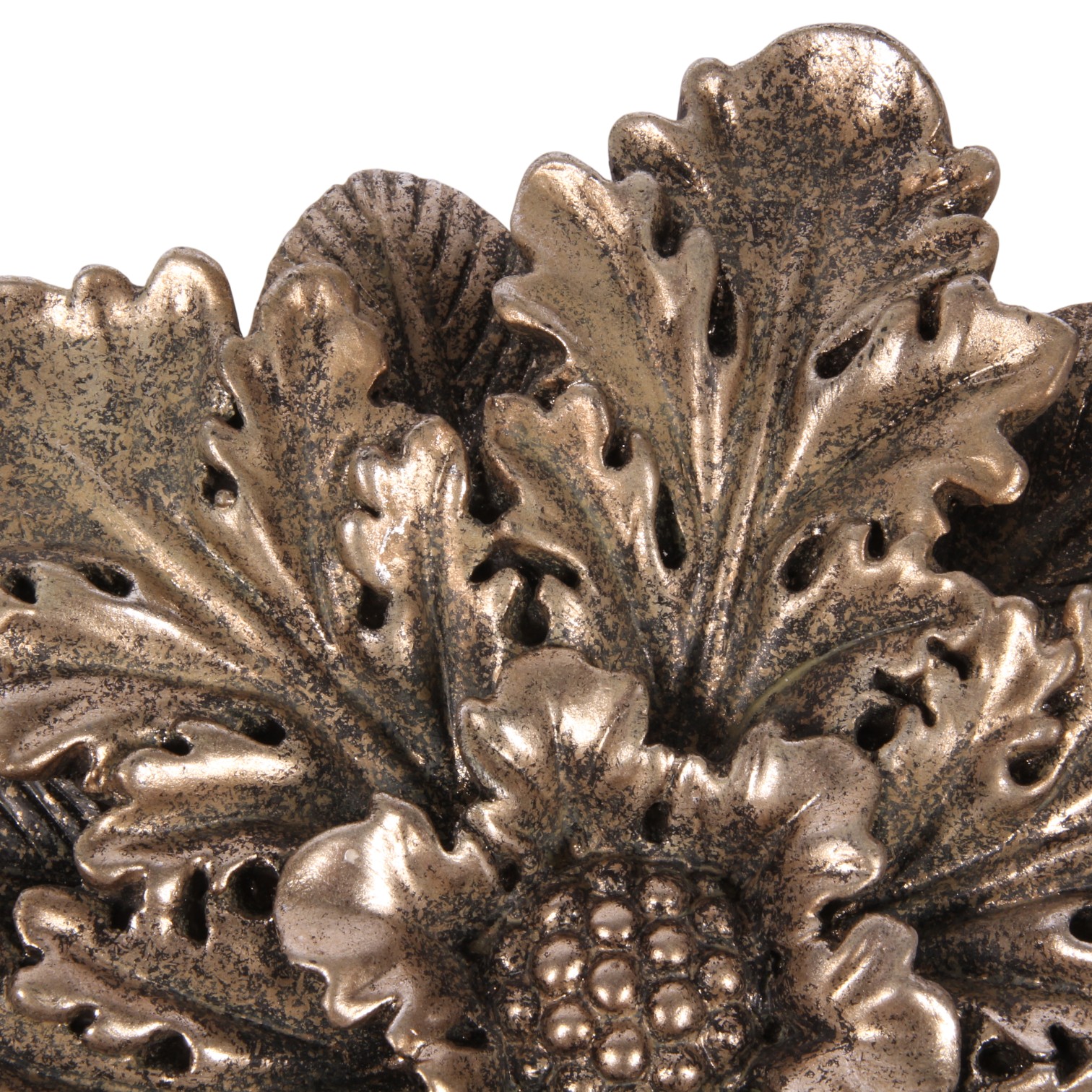 Decoratief Wandornament Bloem 20 cm - Zilver - Resin