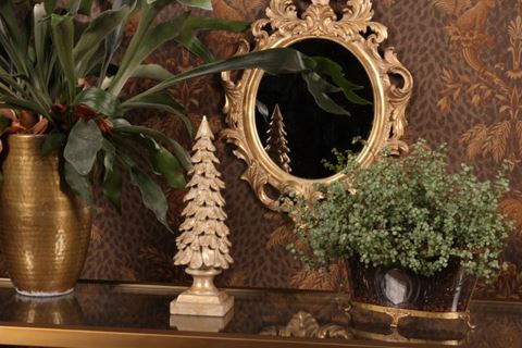 Wandspiegel 56 cm - Goud - Resin