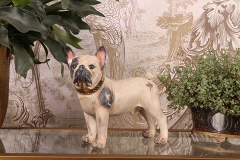 Franse bulldog resin 32 cm