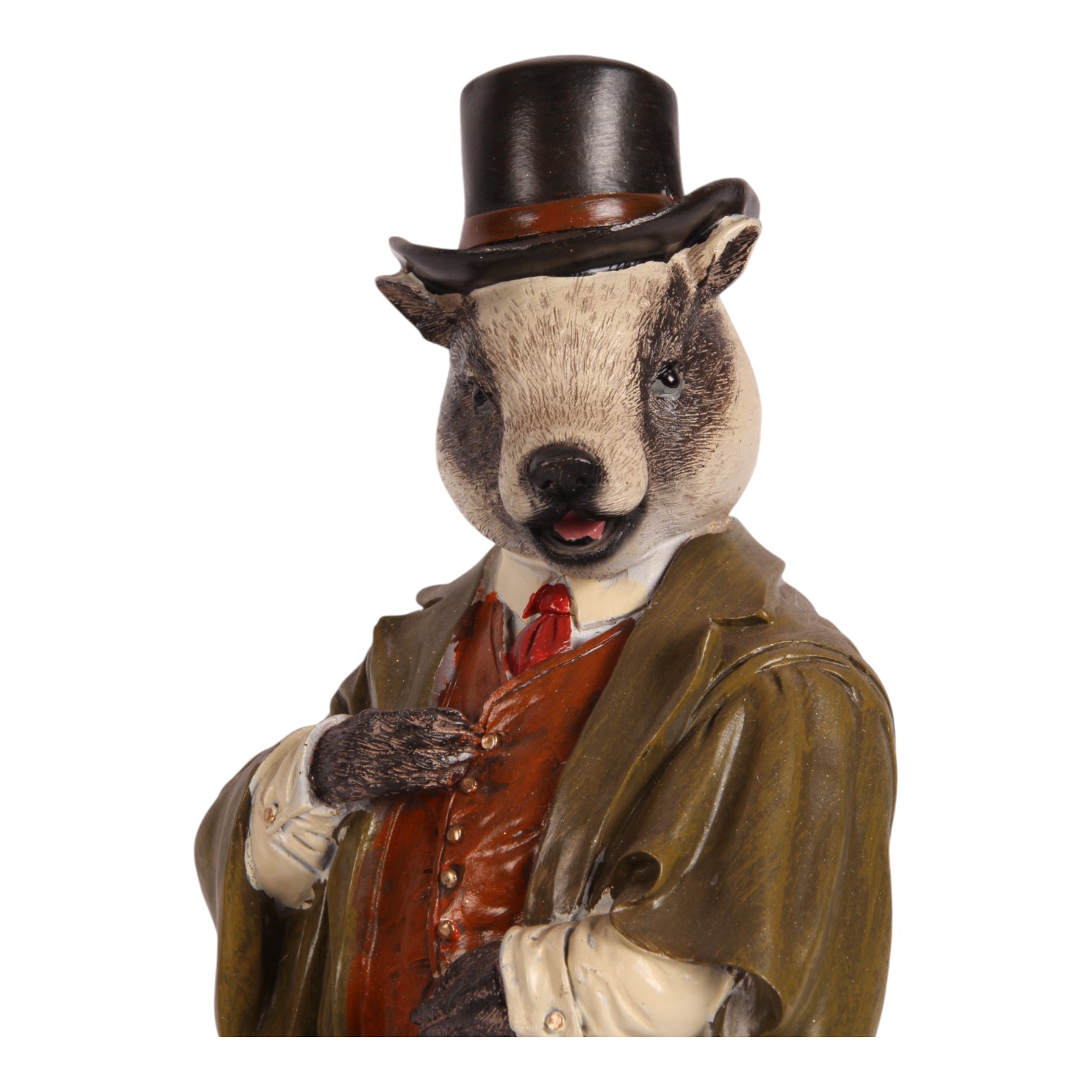 Staand Dasbeeldje - 29,5 cm - Beige - Resin