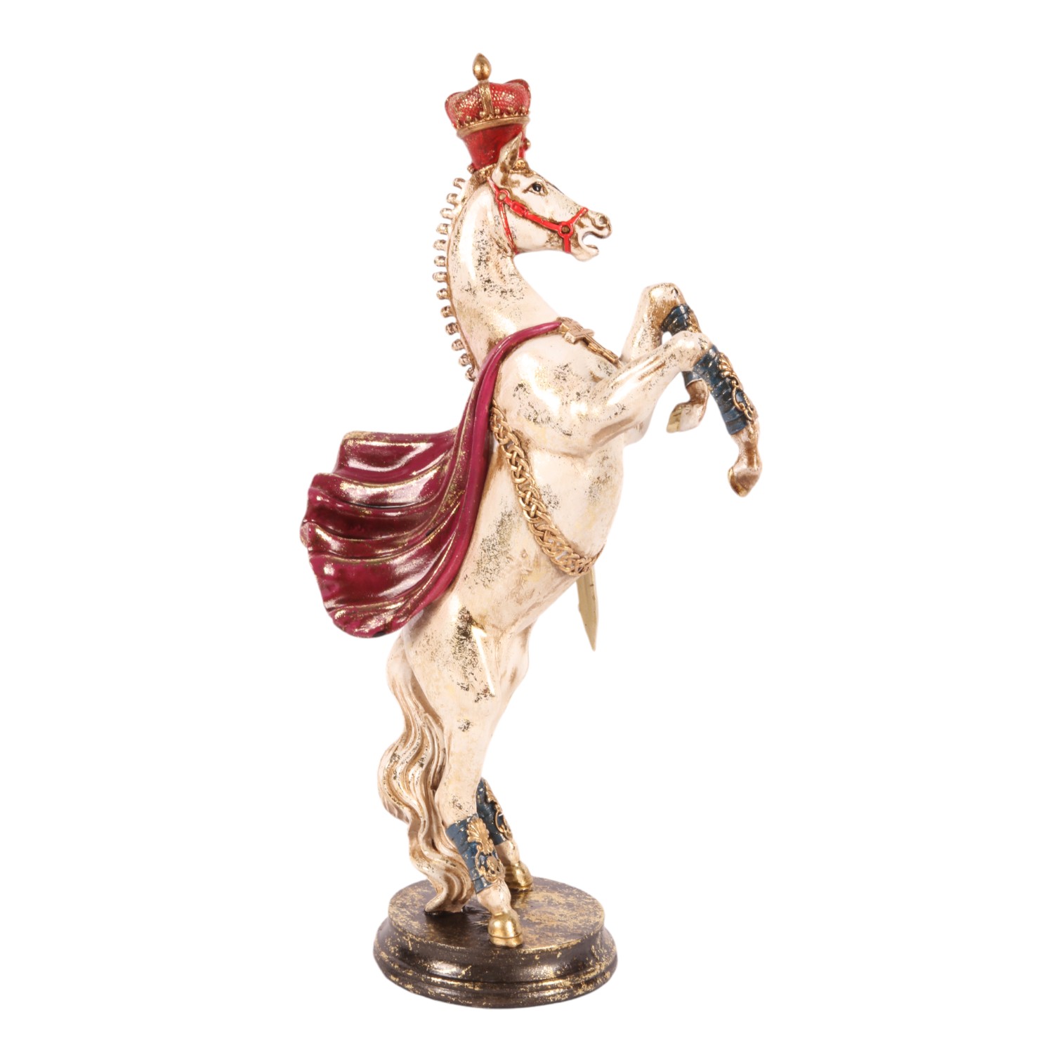 Paard 40 cm - Rood - Resin