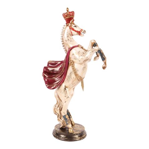 Paard 40 cm - Rood - Resin