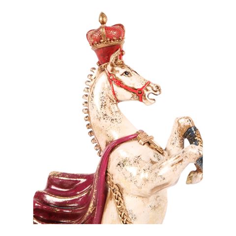 Paard 40 cm - Rood - Resin