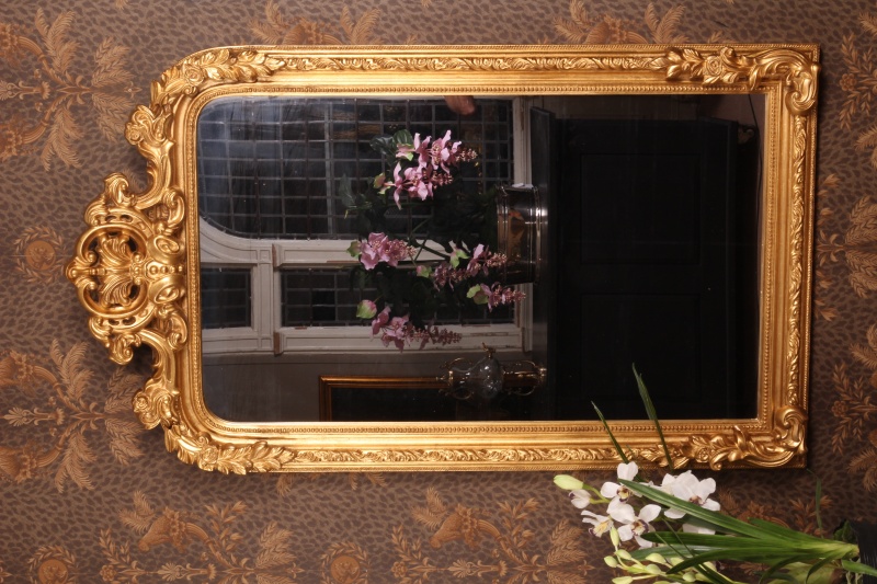 Spiegel muur hout 90x158 cm