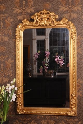 Spiegel muur hout 90x158 cm