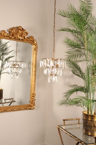 Spiegel muur hout 90x158 cm