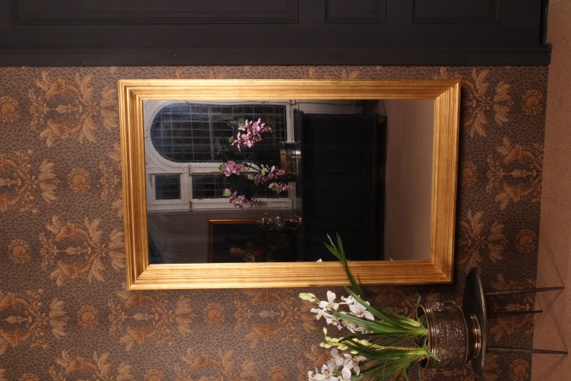 Spiegel muur hout 100x160 cm