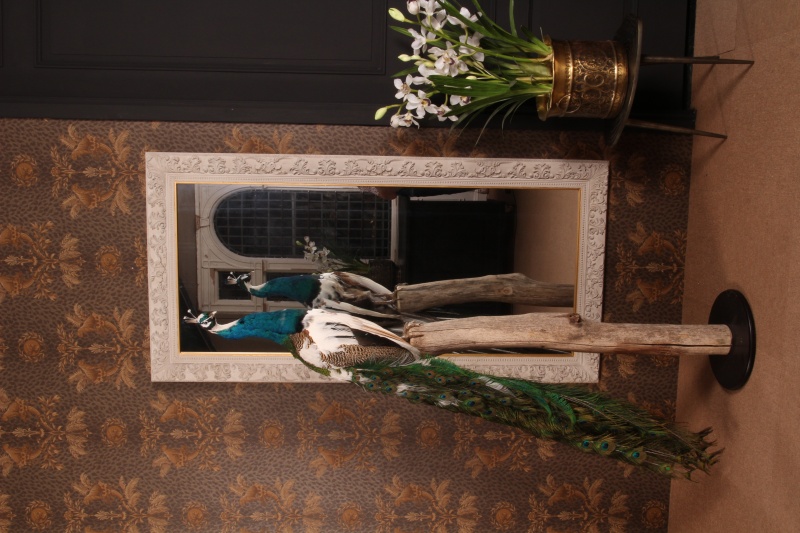 Spiegel muur hout 90x180 cm