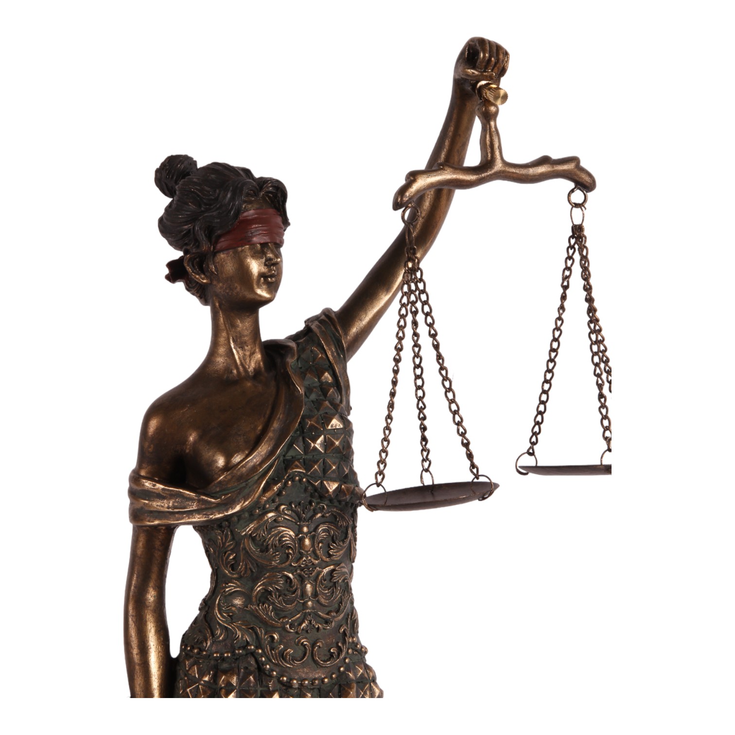 Justitia Figur 62 cm - Gold - Harz