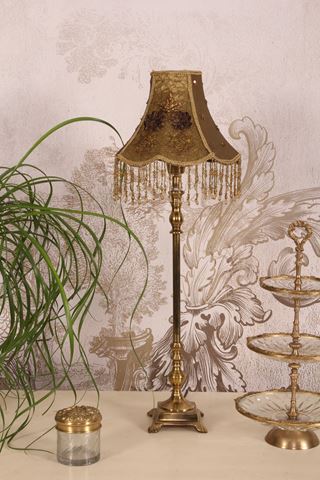Lampshade Victorian 26 cm - Gold - Fabric